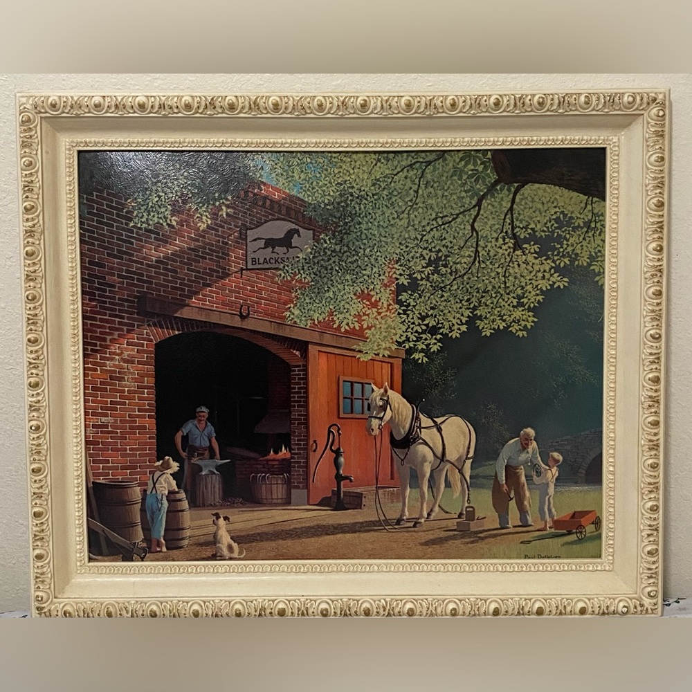 Paul Detlefsen Vintage Lithographic PRINT.